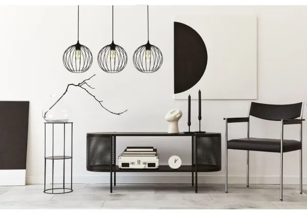 Csillár zsinóron MATT 3xE27/60W/230V