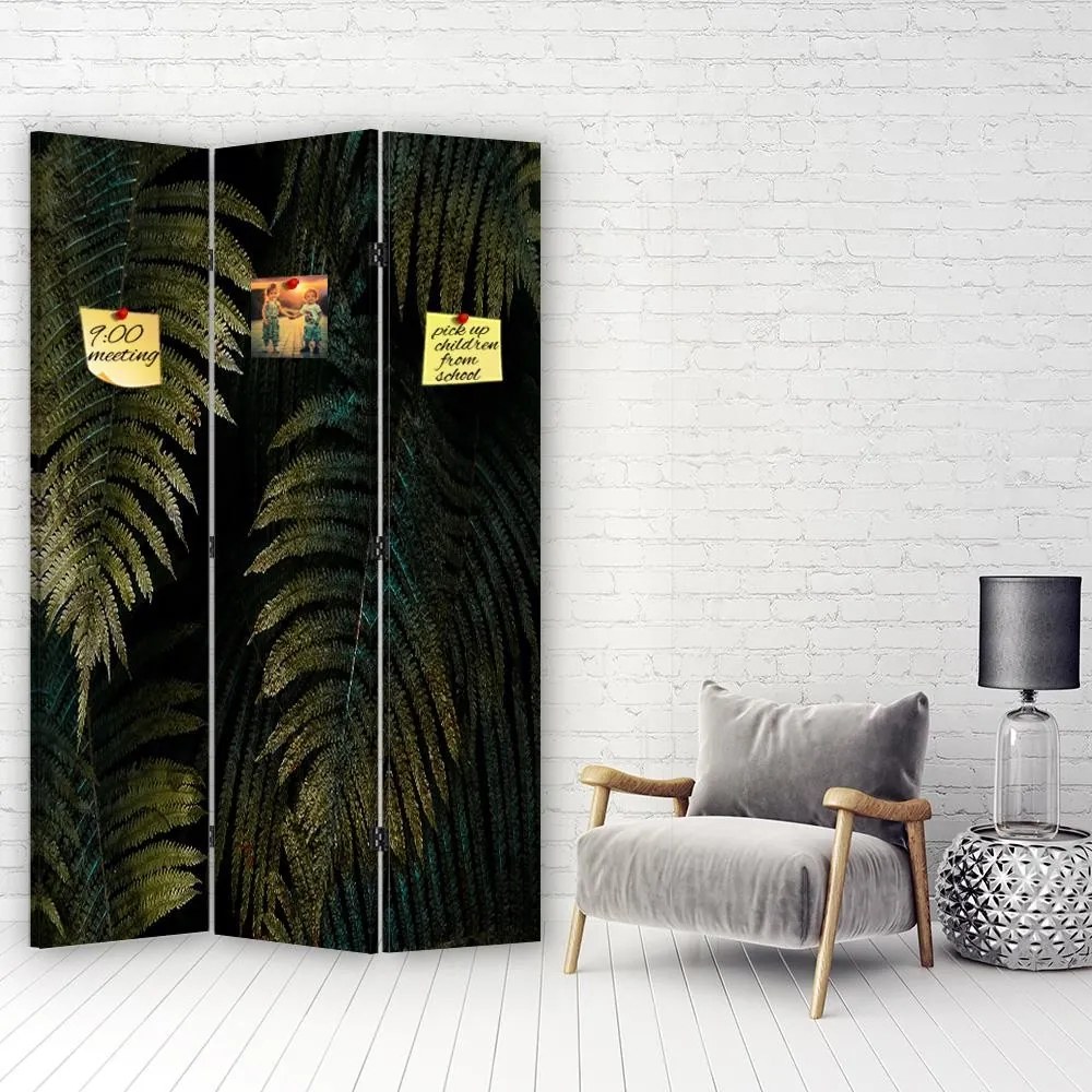 Gario Paraván Leaf in the Dark Méret: 110 x 170 cm, Kivitelezés: Forgó paraván 360°