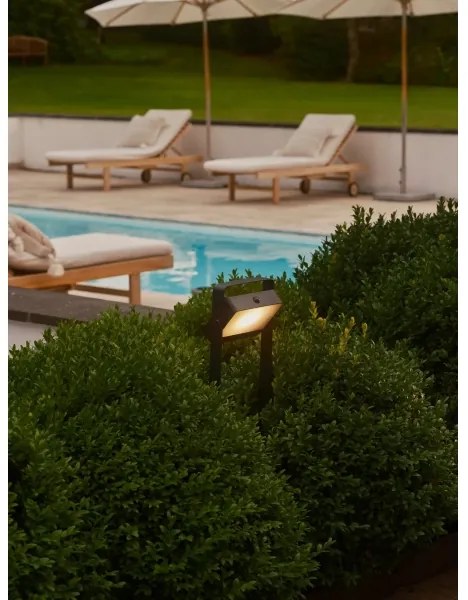 Nordlux - LED napelemes lámpa SAULIO LED/4,45W/3,7V IP44 2000 mAh