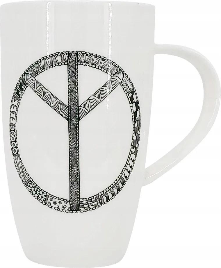 Bögre Patchwork Peace, 600 ml