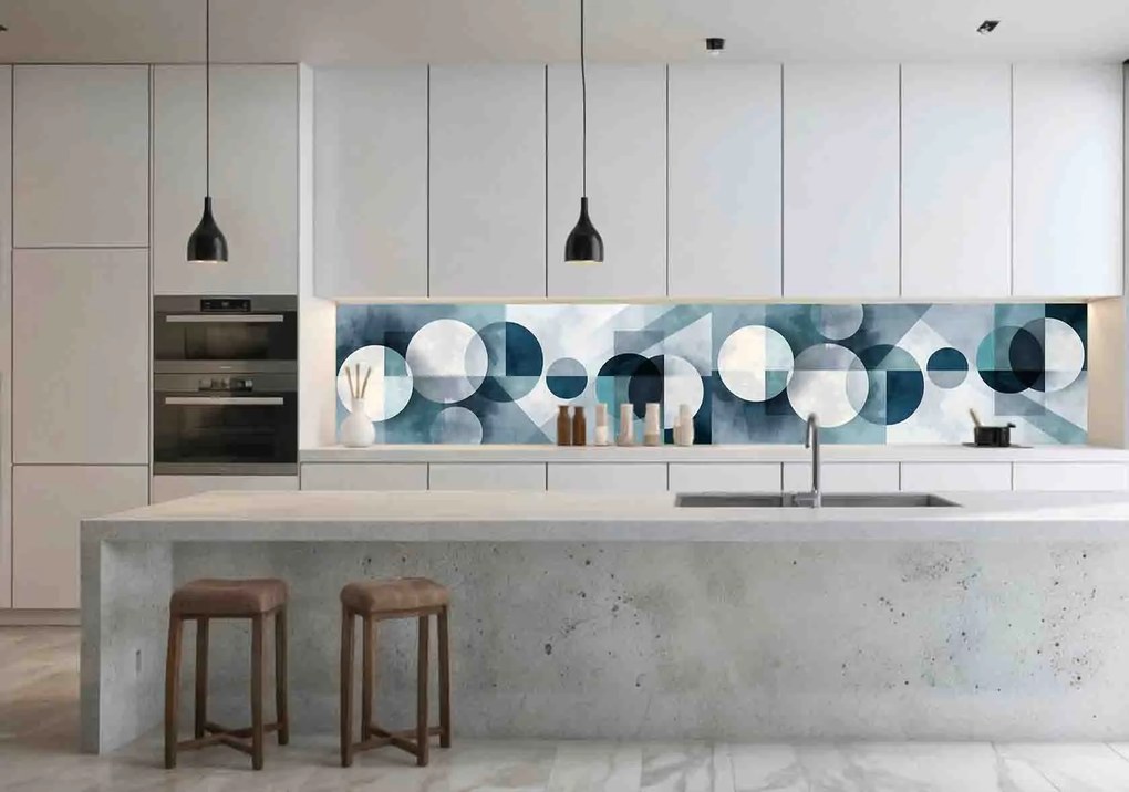Wallplex konyhahátfal Geometric (Méret: 60x300)