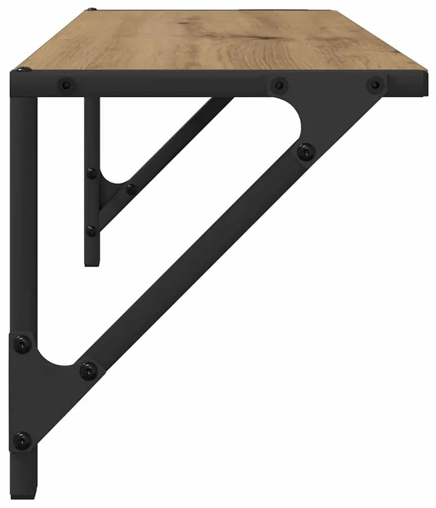 vidaXL Falpolcok 2 pcs Artisan tölgy 60 x 25 x 25,5 cm Faanyag