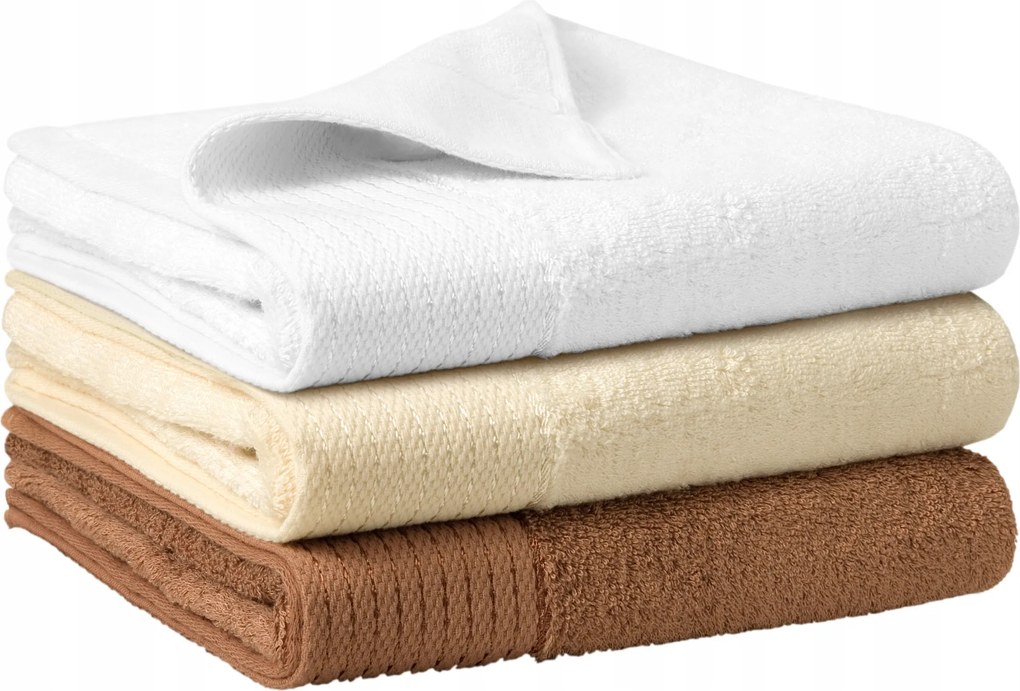 Három darabos bambusz törölköző szett 50 x 100 cm három színben malfini