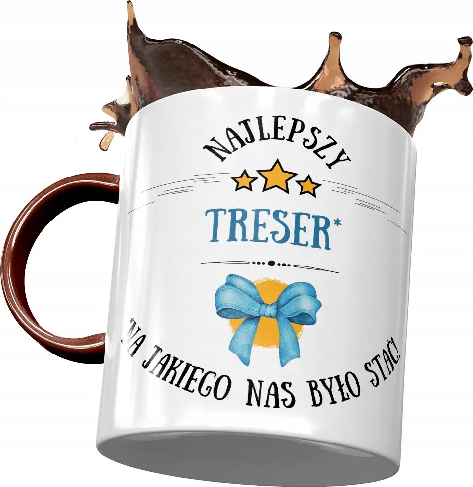 Bordó Bögre Edzőnek Legjobb Edző Ajándék Nyomtatott Fotóval