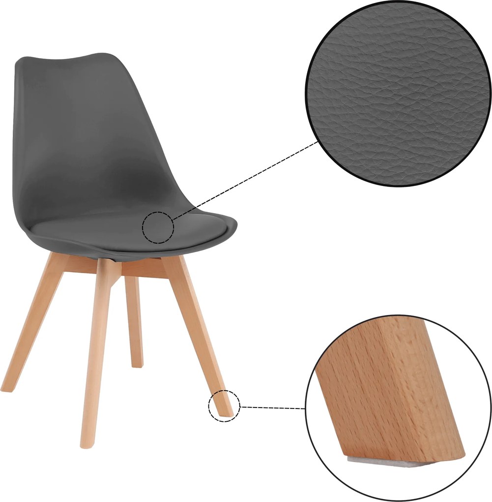 szék, szürke/bükk, BALI 2 NEW