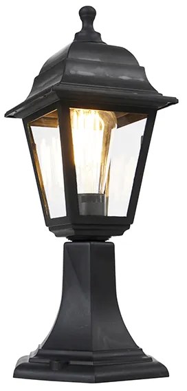 Klasszikus kültéri oszlop lámpa fekete 44 cm IP44 - Capital