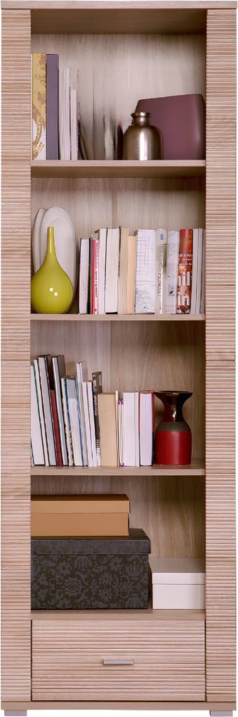 Könyvespolc typ 6, sonoma tölgy, GRAND