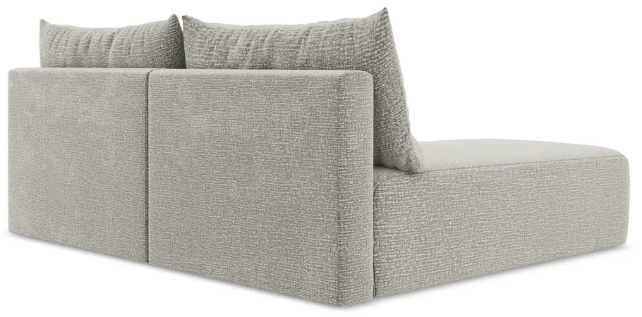 Világosszürke kinyitható-tárolóhelyes sarokkanapé (bal oldali) Kalena – Makamii