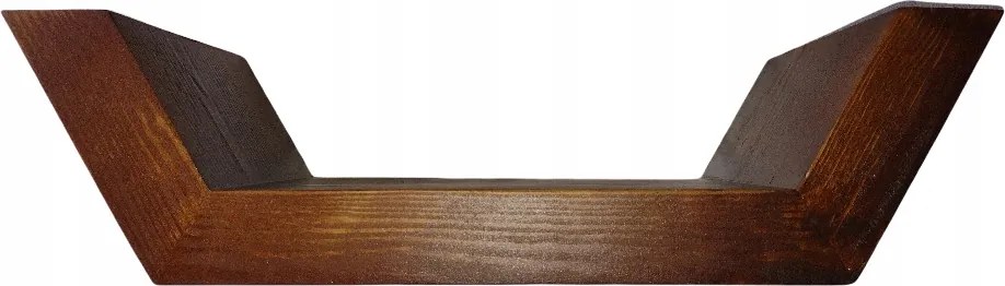 Öntapadós polc loft fa 46 cm