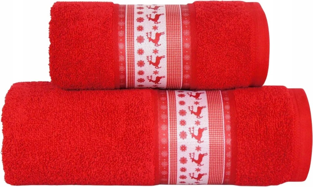 2 Db-os Törölköző Szett Greno 70x130 50x90 Törölköző Szett Csillag Pamut