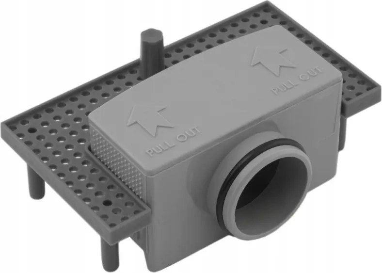 Mexen szűrővel ellátott szifon vonalmenti lefolyókhoz, szürke - 1010099