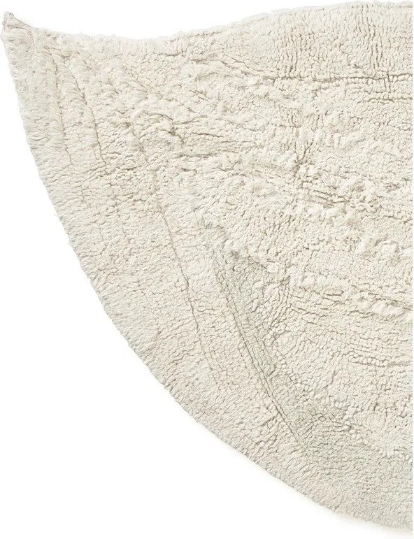 Krémszínű mosható-kézi szövésű pamut gyerek szőnyeg 100x120 cm Swan – Lorena Canals