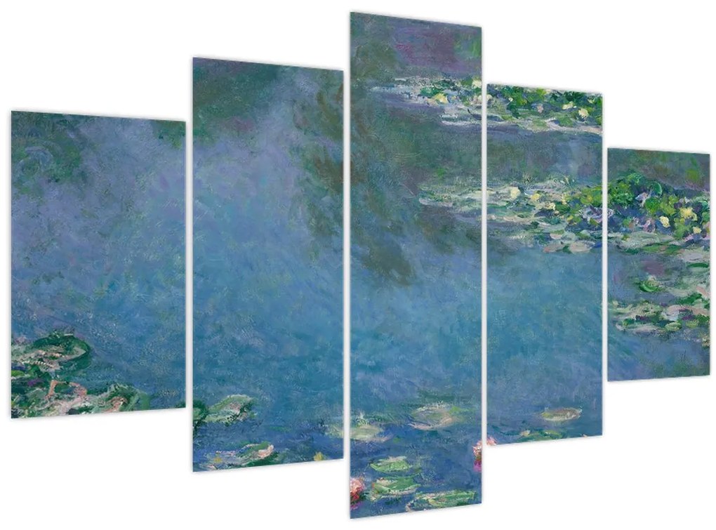 Kép - Claude Monet, Water Lilies, reprodukciók (150x105 cm)