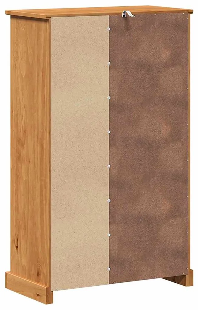 Fürdőszoba Székény tárolóval VIGO mézbarna 67.5 x 34 x 110 cm