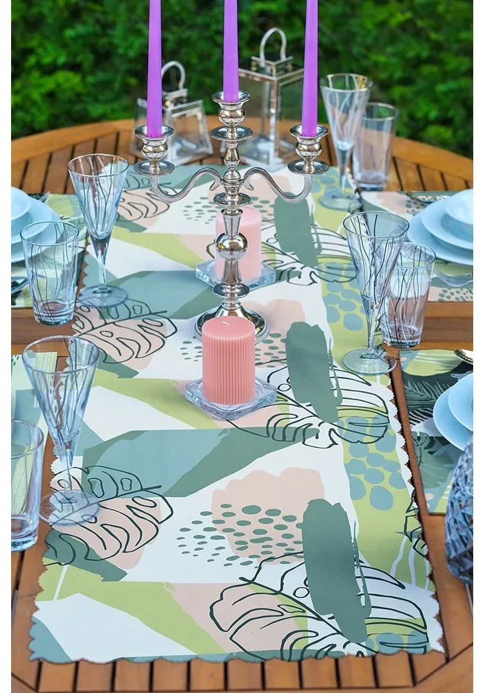 Tányéralátét és asztali futó szett 5 db-os – Mila Home