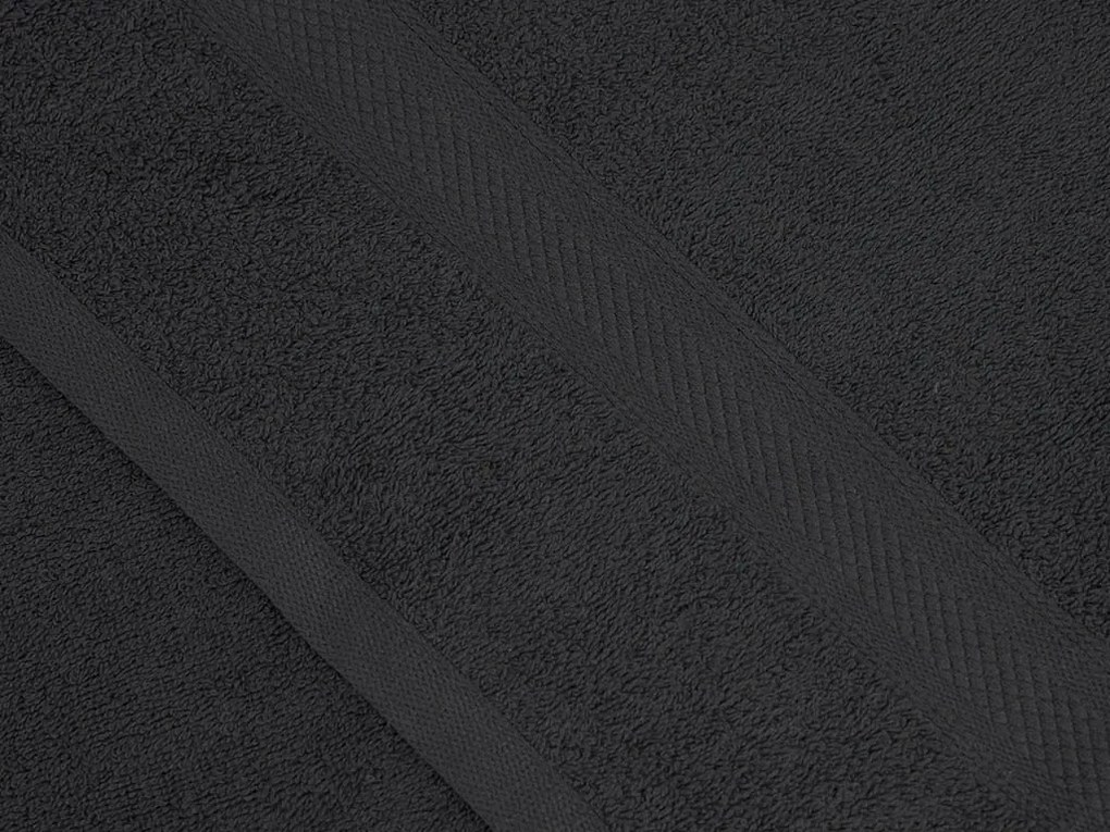 CLARYSSE ELEGANCE kéztörlő 60x110 cm antracit, 100% pamut