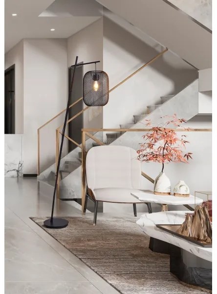 Eglo 32468 - WRINGTON állólámpa 1xE27/60W/230V