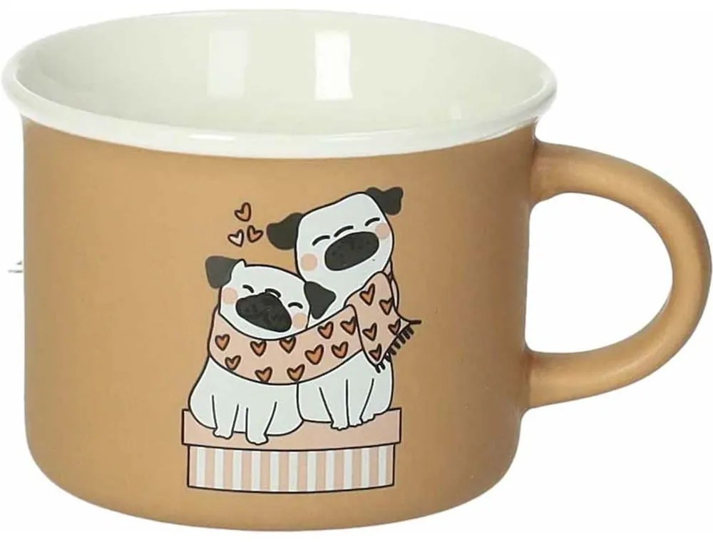 Porcelán bögre szett 4 db-os 150 ml Cani e Gatti – Brandani