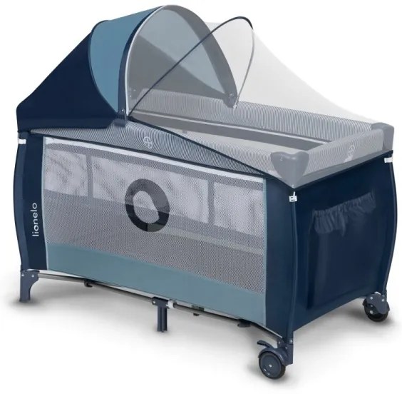 Lionelo - SVEN PLUS utazóágy, kék