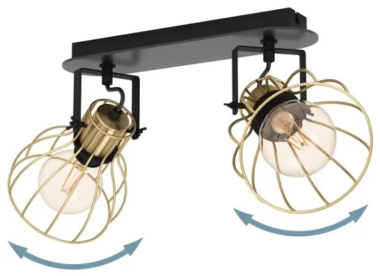 Eglo 900383 - Spotlámpa SAMBATELLO 2xE27/40W/230V