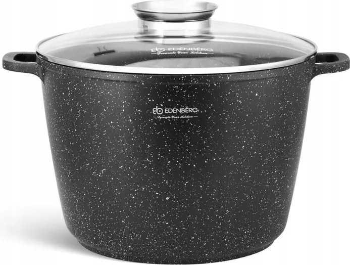 Nagy Magas Márvány Fazék 32CM 14L Indukciós Gáz Edenberg