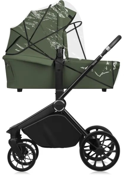 Lionelo - Kombinált babakocsi 2 az 1-ben MIKA PLUS Olívazöld