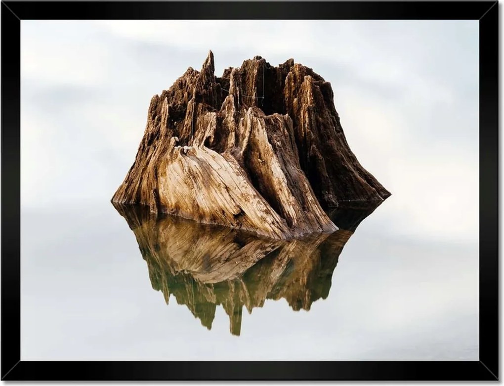 Poszterek keretben 40x30 Sziget a tavon