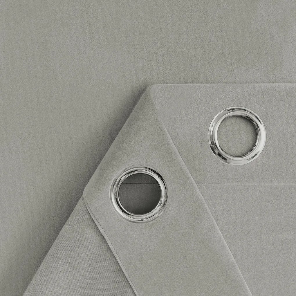 4Home Manila sötétítő függöny szürkészöld, 150 x 250 cm