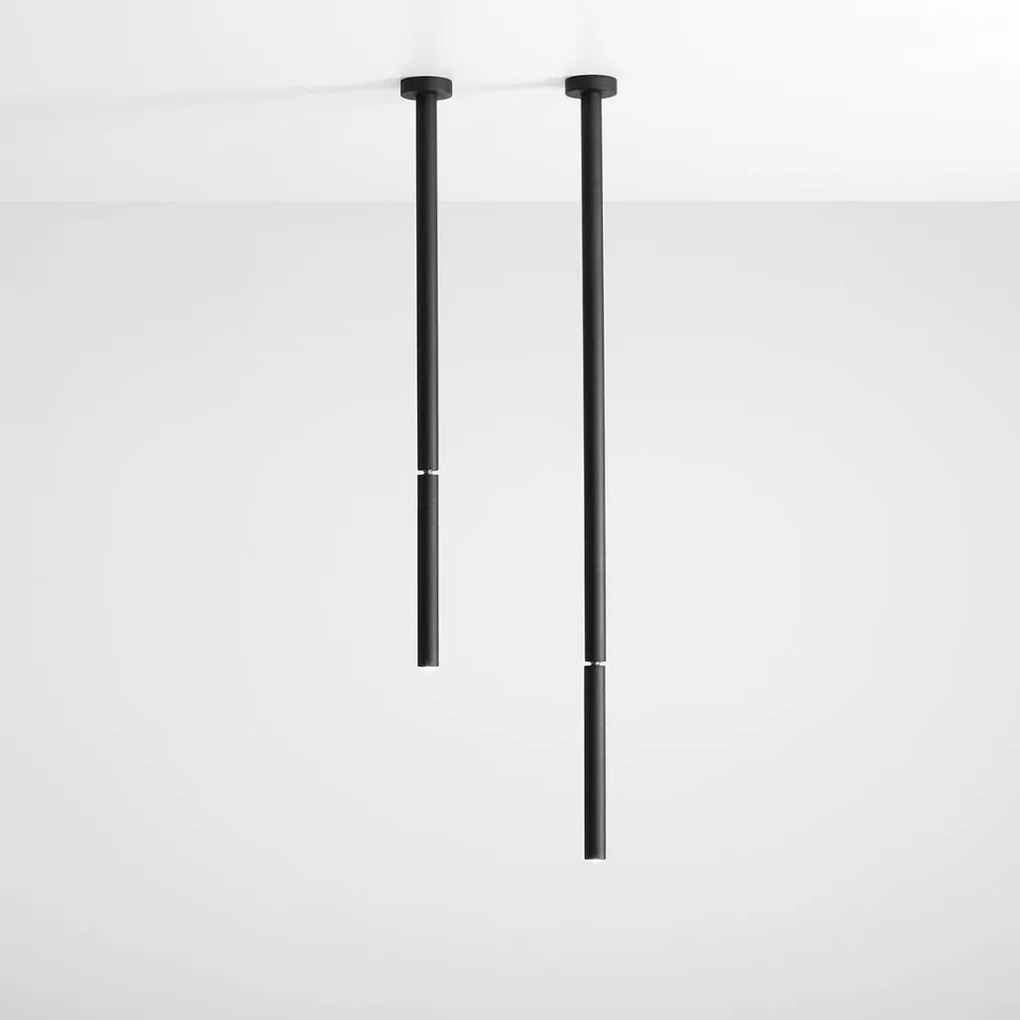 ALDEX 1084PL_G1_L STICK Hengeres Mennyezeti Lámpa Fekete G9 IP20