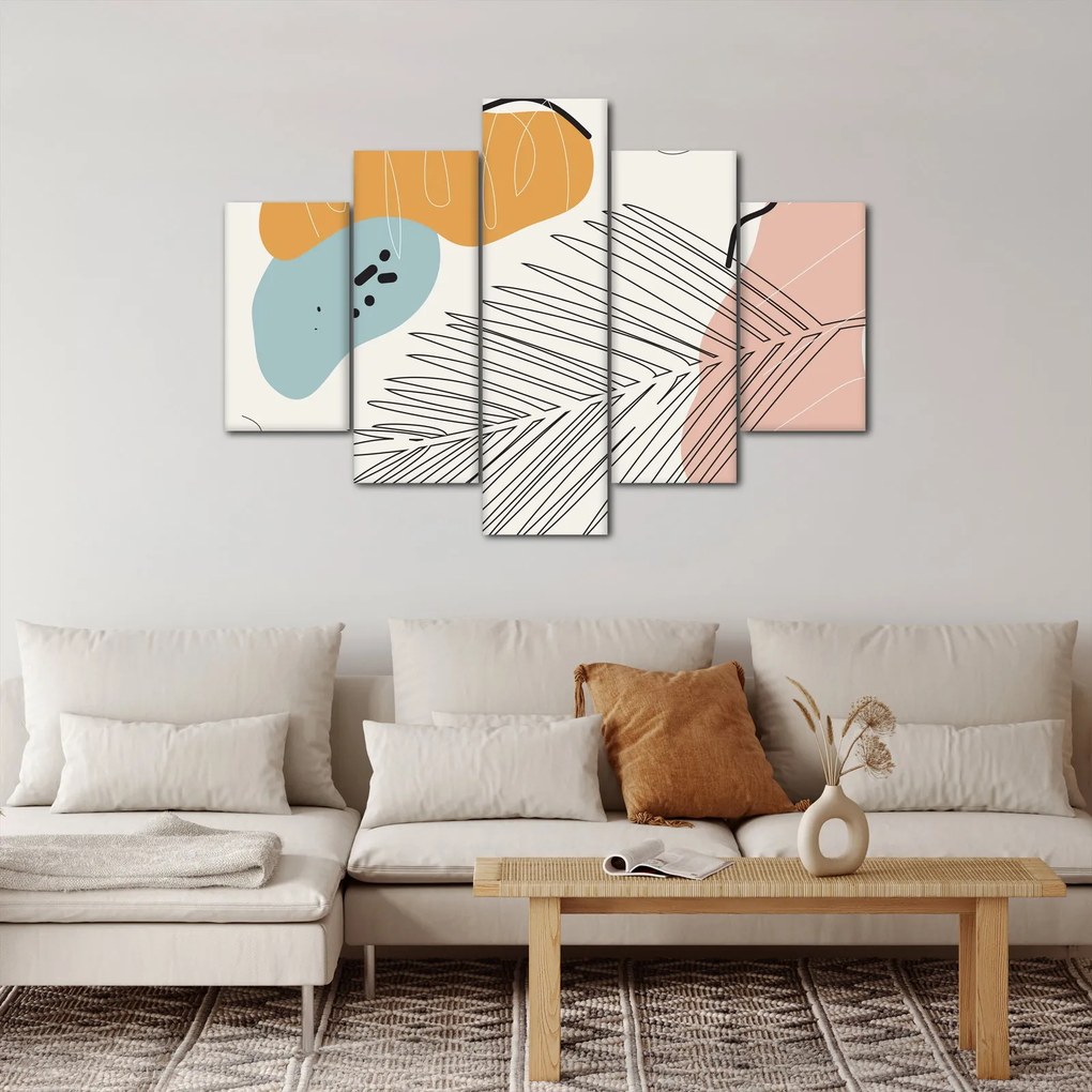 Kép - Levél illusztráció (150x105 cm)