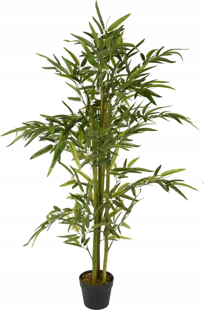 Mesterséges Bambusz Fa Cserépben 130CM Átmérő 75CM Műanyag