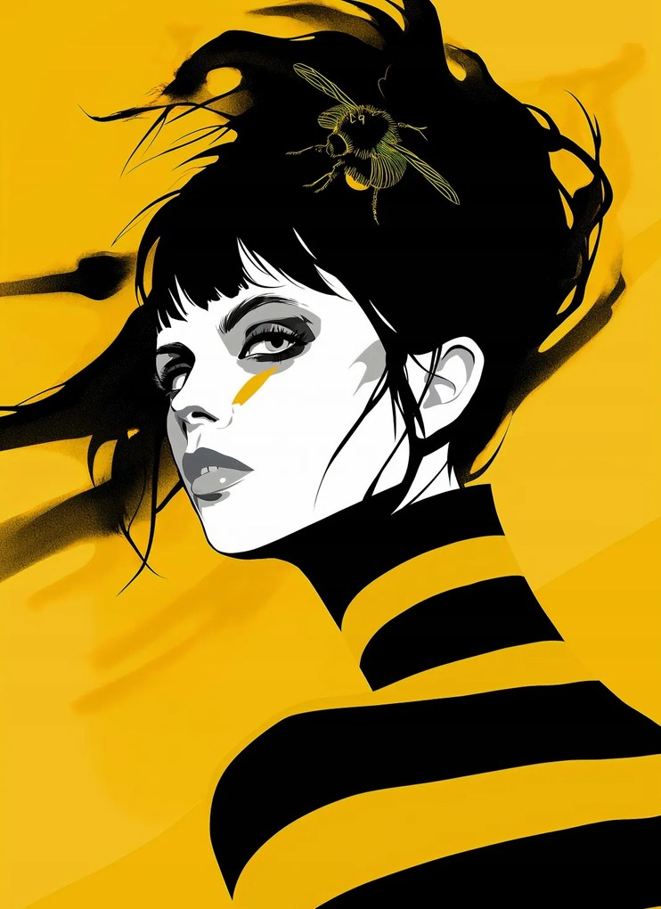 Poszter 40x55cm Sárga báj