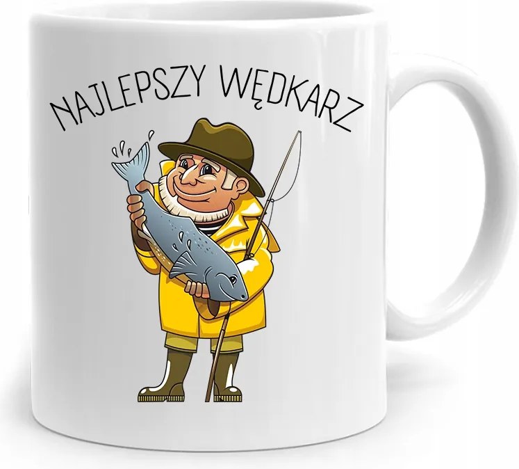 Horgász Ajándék Bögre A Legjobb Horgász fényképes nyomtatással