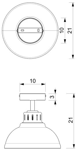 Felületre szerelhető csillár SVEN 1xE27/15W/230V bézs