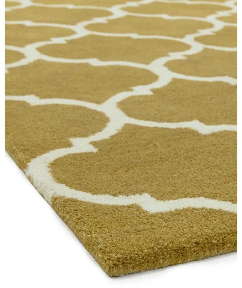 Okkersárga kézi szövésű gyapjú szőnyeg 160x230 cm Albany – Asiatic Carpets