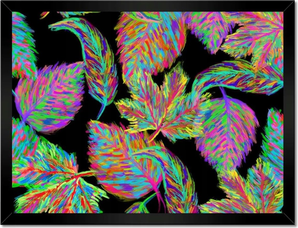 Poszterek keretben 40x30 Színes levelek Levelek