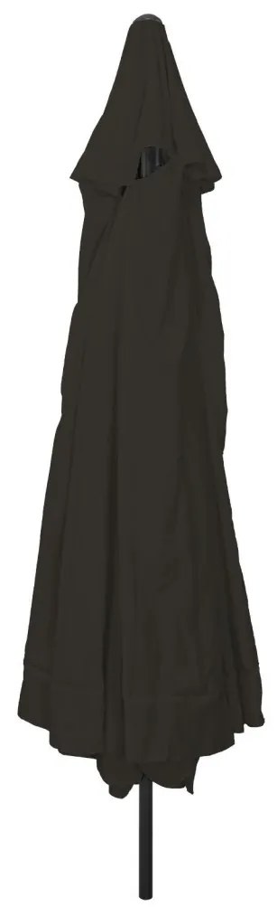 Kerti Napernyő ø395x245 cm Fekete