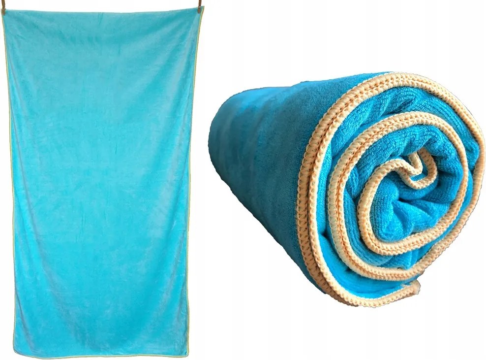 Nagy Strandtörölköző Iga Eurofirany Gyorsan Száradó Mikroszálas 80x160 XXL