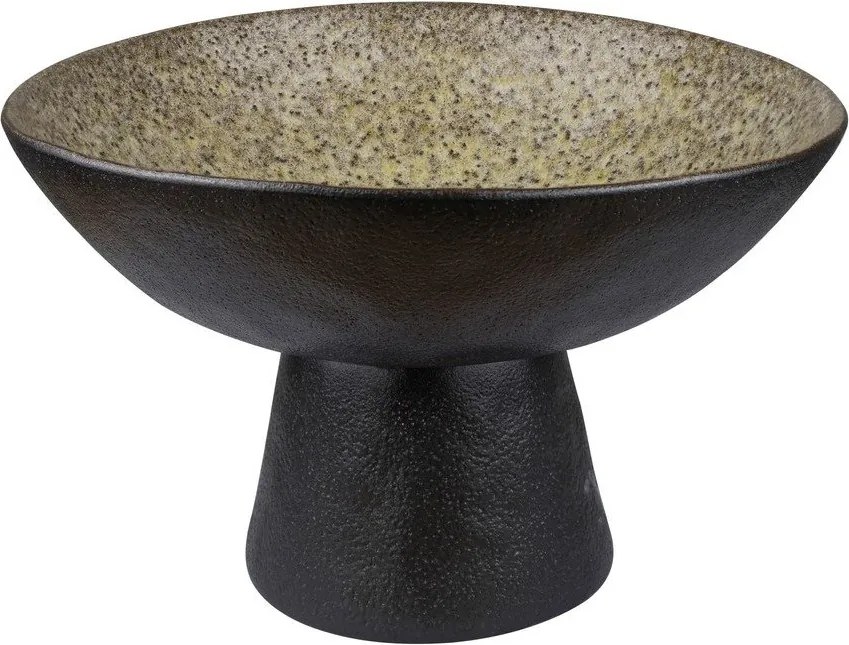 Fekete-bézs kőedény tál ø 31,5 cm By Hand – Mette Ditmer Denmark