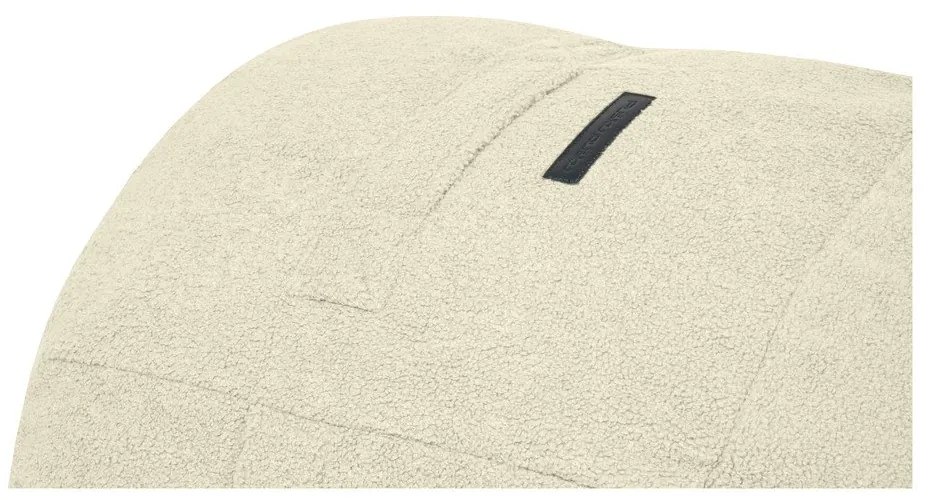 Világosszürke buklé gyerek babzsákfotel Roll 80 – SLOWDOWN