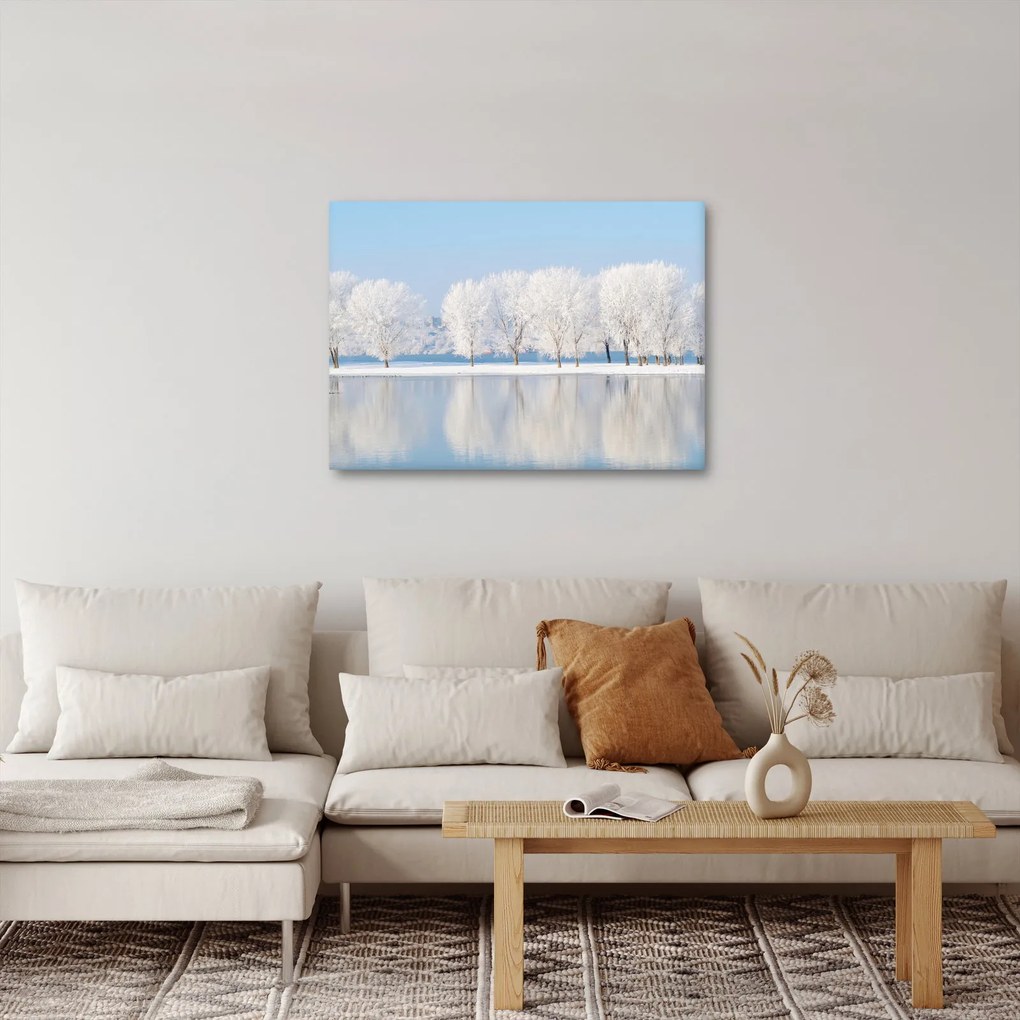 Egy kép egy téli tájról (70x50 cm)
