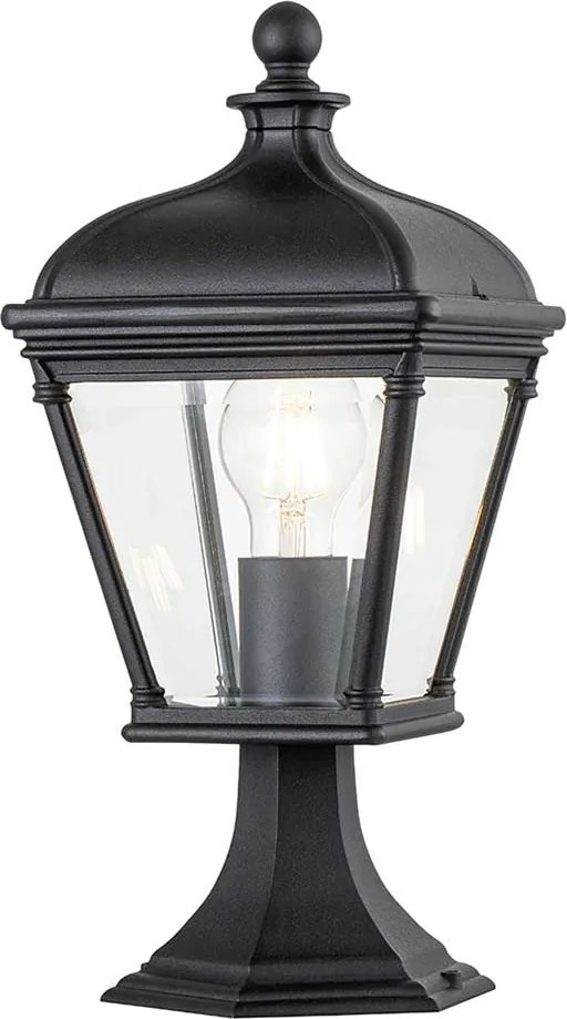 Elstead klasszikus kültéri állólámpa bayview fekete elsbayview-3m-bk IP44