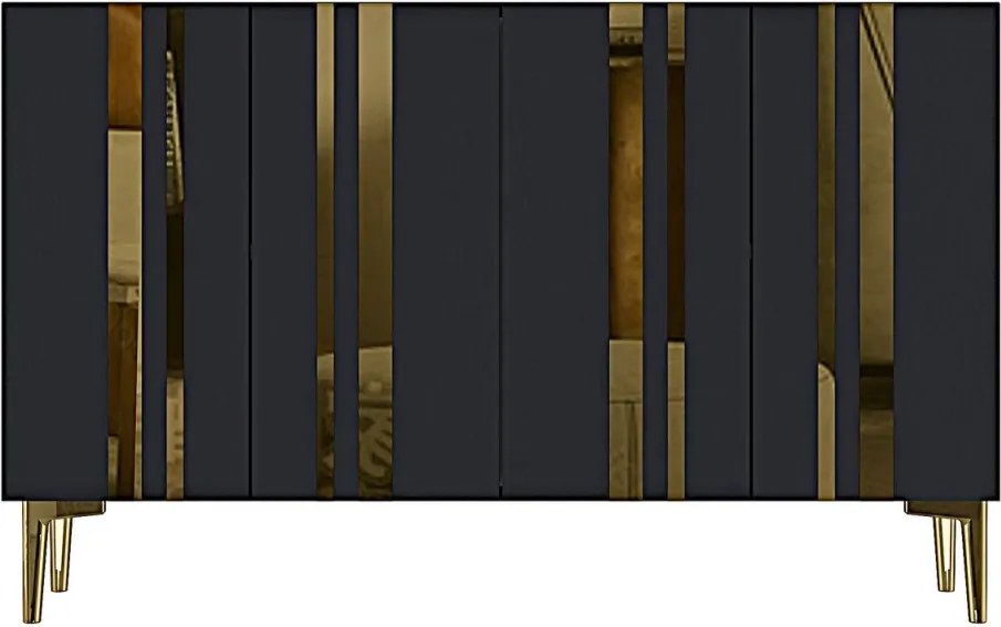 Mia 120 - Anthracite, Gold