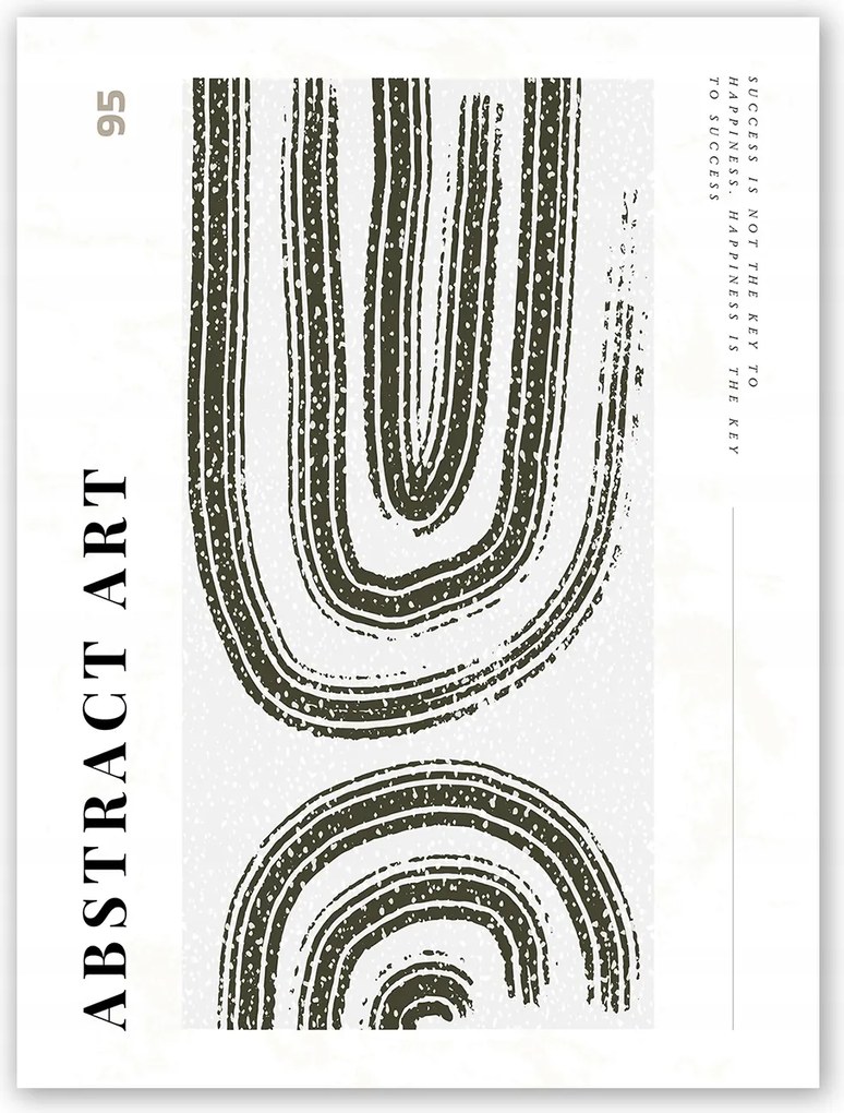 Boho absztrakt modern Poszter B1 100x70cm #T34