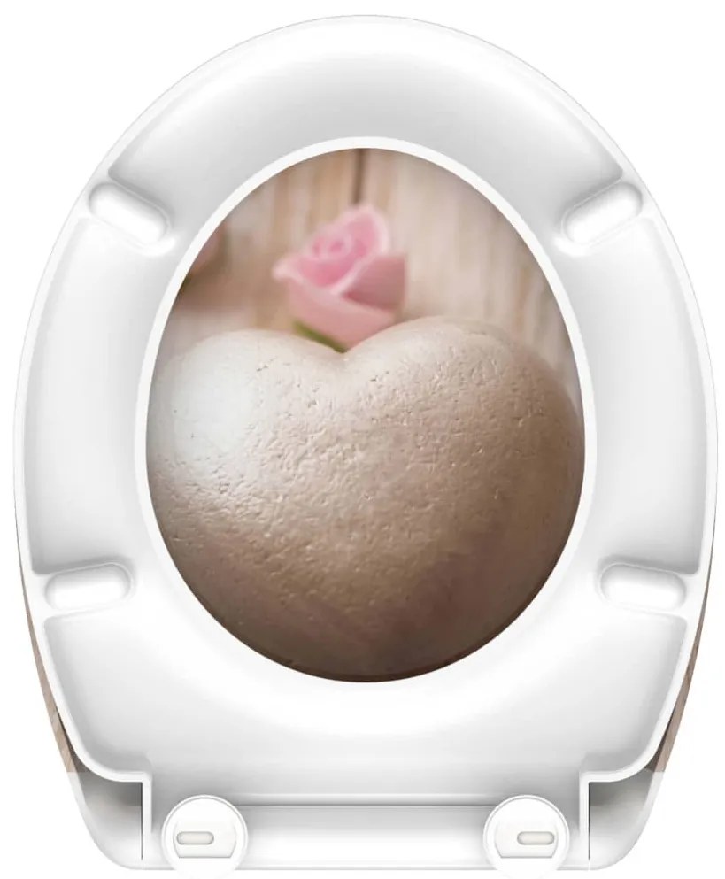 SCHÜTTE ROMANTIC duroplast WC-ülőke lágyan záródó gyorskioldással