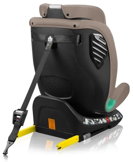 Lionelo - Forgatható autós gyerekülés alappal BASTIAAN ONE i-Size 40-150 cm bézs homok