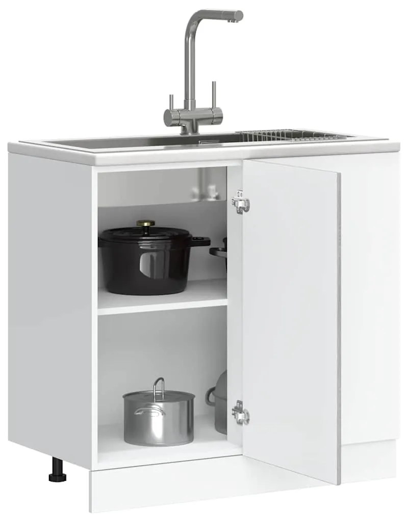 alsó konyhaszekrény Lucca szürke sonoma műfa