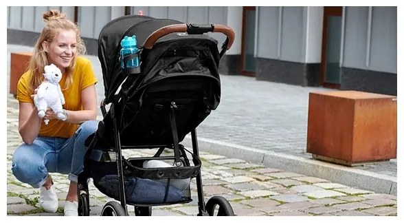 KINDERKRAFT - Babakocsi GRANDE PLUS fekete