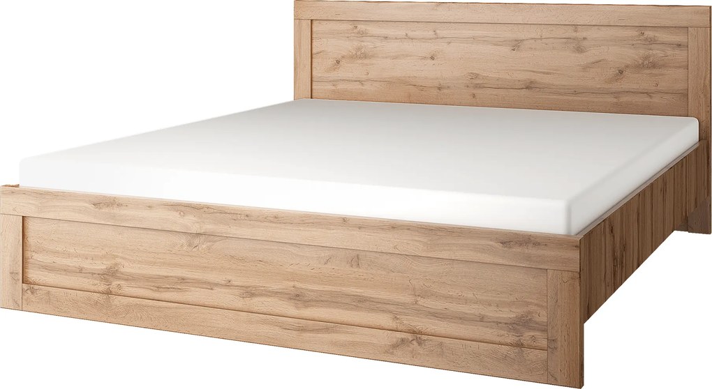 Franciaágy, 180x200, wotan tölgy, MORATIZ