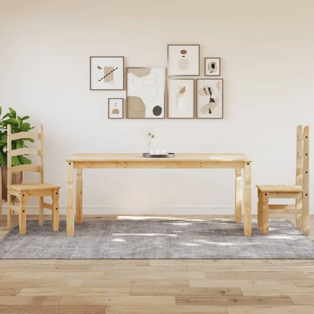 Corona tömör fenyőfa ebédlőasztal 180 x 90 x 75 cm